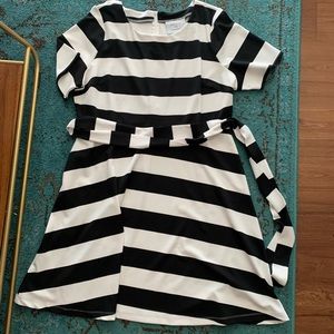 Beauticurve x Lane Bryant Black and white dress